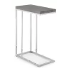 Lucia Chairside End Table Gray/Brown - Steve Silver