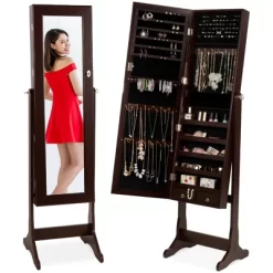 Best Choice Products 6-Tier Standing Mirror Lockable Storage Organizer Cabinet Armoire W/ Velvet Interior 17 Best Choice Products 6-Tier Standing Mirror Lockable Storage Organizer Cabinet Armoire W/ Velvet Interior -Cozy Living Deals Store GUEST 7d9fbfd4 f797 4049 ac6a a7a55f859f25