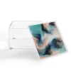 Marta Barragan Camarasa Abstract Tidal Waves 4" X 4" Acrylic Box - Deny Designs