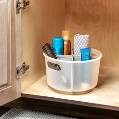 Divided Tote Frost/Gray - Madesmart -Cozy Living Deals Store GUEST 7db84519 6c87 4d76 aefe 908f3d6ad94e