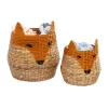 Honey-Can-Do Fox Shaped Basket Set