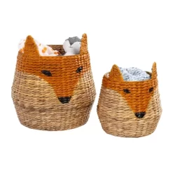 Honey-Can-Do Fox Shaped Basket Set