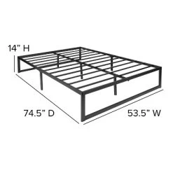 Flash Furniture 14 Inch Metal Platform Bed Frame With 12 Inch Pocket Spring Mattress In A Box (No Box Spring Required) - Full -Cozy Living Deals Store GUEST 7e2fca50 e39a 4feb 95dd c53e44788453