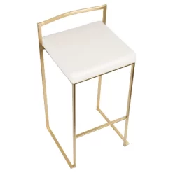 Set Of 2 31.5" Fuji Contemporary Barstools White - LumiSource 12 Set Of 2 31.5" Fuji Contemporary Barstools White - LumiSource -Cozy Living Deals Store GUEST 7e54e051 1ec4 44e7 8b28 7cd4397c3296