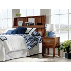 Queen Vista Key Headboard Blaze Acacia - Sauder -Cozy Living Deals Store GUEST 7e620c6f 2692 4c7d b74f b0d1a8a5504a