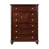 Dylan 8 Drawer Chest Dark Cherry - Picket House Furnishings
