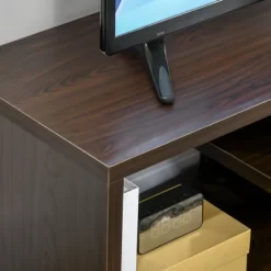 HOMCOM Modern TV Stand For TVs Up To 45", TV Cabinet With Storage Shelf And Drawer, Entertainment Center For Living Room Bedroom, Walnut -Cozy Living Deals Store GUEST 7f818f96 ef85 4f5d b159 87290bc4466d