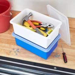 ECR4Kids Cubby Storage Bin With Non-Snap Lid, Plastic Conatiner, 10-Pack -Cozy Living Deals Store GUEST 7fb4f0d0 90f5 480a acc7 824912ab4b07