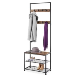Whitmor Modern Industrial Entryway Tower Black -Cozy Living Deals Store GUEST 80115626 42e4 4a99 b0a3 60f67b8321b8