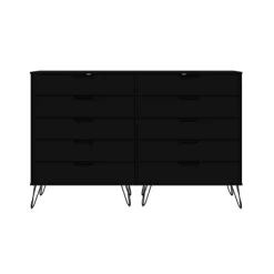 Rockefeller 10 Drawer Double Tall Dresser - Manhattan Comfort -Cozy Living Deals Store GUEST 8025aacc 743d 4a0c bc75 1f0f1d48f155