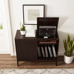 Asher Record Storage Media Console Dark Brown - Crosley 20 Asher Record Storage Media Console Dark Brown - Crosley -Cozy Living Deals Store GUEST 80c69cab 4ee9 427c 8239 278116412737
