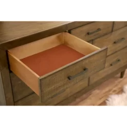 6pc Aurora Mid-Century Brown Bedroom Set With Upholstered Bed - Abbyson Living -Cozy Living Deals Store GUEST 8194a5e8 1c9c 42a3 991f 4114fd7d3c88