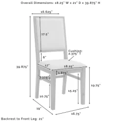 7pc Joanna Dining Set With 6 Upholstered Back Chairs Rustic Brown - Crosley 24 7pc Joanna Dining Set With 6 Upholstered Back Chairs Rustic Brown - Crosley -Cozy Living Deals Store GUEST 81a32024 5937 49e5 8815 2def9ba6fe39