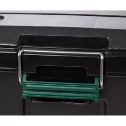 IRIS 87.4qt 4pk Heavy Duty Storage Bins Black