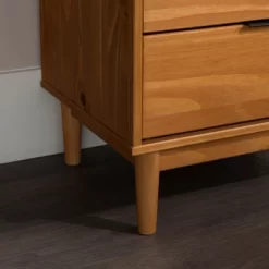 Mid-Century Modern Solid Wood 5 Drawer Chest Of Drawers - Saracina Home -Cozy Living Deals Store GUEST 820fd490 45a2 49e2 bbab 8d02cde77206