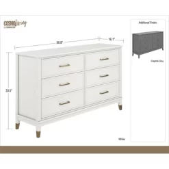 Westerleigh 6 Drawer Dresser - CosmoLiving By Cosmopolitan -Cozy Living Deals Store GUEST 82109f33 6096 4720 8ef1 2d93c07ba880
