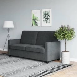 Queen Cassidy Sofa Sleeper Gray Velvet - Room & Joy -Cozy Living Deals Store GUEST 8246b8eb dc2f 4b58 b22d 2b85990edfcc