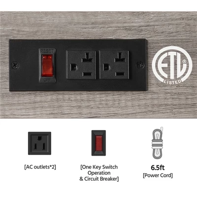 Yaheetech 4-Tier 55" Kitchen Baker's Rack With Power Outlet 7 Yaheetech 4-Tier 55" Kitchen Baker's Rack With Power Outlet - Image 7