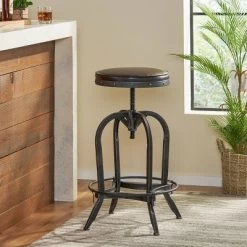 27.5" Gunner Swivel Barstool - Christopher Knight Home -Cozy Living Deals Store GUEST 82ff8e9d 8141 4228 b7af 6e363725ff97