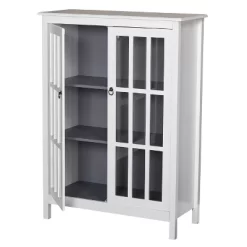 Portland Tall Cabinet White/Gray - Buylateral -Cozy Living Deals Store GUEST 838f0dc0 2dd0 4a11 8e80 18946088f53c