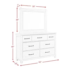 Jack 7 Drawer Dresser With Mirror Set Walnut - Picket House Furnishings -Cozy Living Deals Store GUEST 838f139f b7a5 4a6b a380 640239244f53