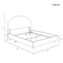Axel Upholstered Border Bed Linen - Skyline Furniture -Cozy Living Deals Store GUEST 8405ae81 be9e 431c a603 267f36c53f06