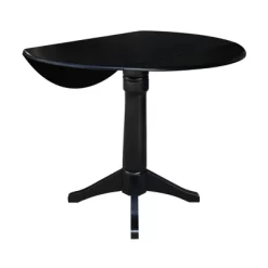 Sandon Round Dual Drop Leaf Pedestal Table Black - International Concepts 11 Sandon Round Dual Drop Leaf Pedestal Table Black - International Concepts -Cozy Living Deals Store GUEST 845a72bc a7ab 408b b8ea 4be382890cc6