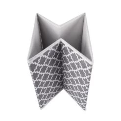 Set Of 2 13"x13"x13" Nonwoven Polyester Lattice Storage Cube Gray - Design Imports 12 Set Of 2 13"x13"x13" Nonwoven Polyester Lattice Storage Cube Gray - Design Imports -Cozy Living Deals Store GUEST 84737dd1 2628 4cc2 8684 e35704980551