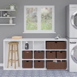 3pc Tessa Woven Rope 3 Small Basket Set Walnut - Winsome -Cozy Living Deals Store GUEST 84a25fc0 9a08 486b bd9b 091a2f4420c6