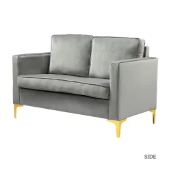 Eldoria Sofa Loveseat With Gold Stainless Leg | Karat Home 33 Eldoria Sofa Loveseat With Gold Stainless Leg | Karat Home -Cozy Living Deals Store GUEST 84d3c4fb 440a 4653 a204 a3bc404c695e