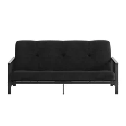 Full Anders Metal Arm Futon With 6" Microfiber Mattress - Room & Joy -Cozy Living Deals Store GUEST 85129367 5541 4fb3 b5e5 915bcf7346c9