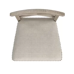 Set Of 2 26" Bayview NonSwivel Counter Height Barstool White/Silver - Hillsdale Furniture -Cozy Living Deals Store GUEST 852689d7 e6c0 454e 8e27 900d8abdf9dc