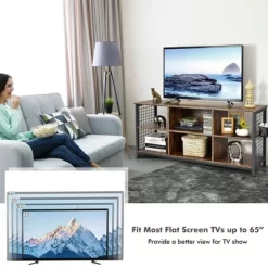 Costway 3-Tier TV Stand For TV's Up To 65'' Entertainment Media Center W/Storage Basket -Cozy Living Deals Store GUEST 852ec0ba fa76 4d27 a49f fded17566fa8