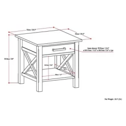 21" Waterloo End Table - Wyndenhall -Cozy Living Deals Store GUEST 8533c6d0 9f52 4423 8c82 246e896aead3