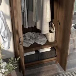 Andreasson Wardrobe Closet Distressed Walnut - HOMES: Inside + Out -Cozy Living Deals Store GUEST 85416f54 3e7c 43b4 982d cb5077a3f410