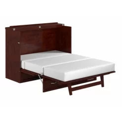 Full Deerfield Murphy Bed Chest With Charger Walnut - AFI -Cozy Living Deals Store GUEST 85509652 cd4a 4648 ad6e 868a8bc78f98