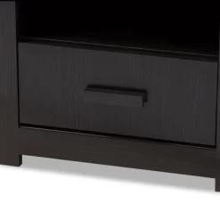 Bienna Modern And Contemporary Finished 1 Drawer Nightstand Dark Brown - Baxton Studio -Cozy Living Deals Store GUEST 85547471 15d2 4630 8f4b bf043f216914