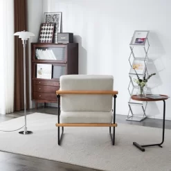 FERPIT Metal & Rubberwood Framed Velvet Accent Chair 8 FERPIT Metal & Rubberwood Framed Velvet Accent Chair -Cozy Living Deals Store GUEST 856592c0 c6ee 46fa b6da 4136e7e12ad4