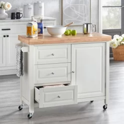 Monterey Kitchen Cart White - Buylateral 5 Monterey Kitchen Cart White - Buylateral -Cozy Living Deals Store GUEST 85eae7bf 7cec 4e5b 9043 ed0fa80eef24
