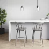 Becket Metal X Back Counter Height Barstool - Project 62™