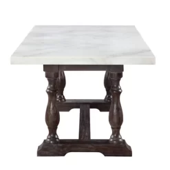 Gerardo Dining Table White Marble/Espresso Brown - Acme Furniture 10 Gerardo Dining Table White Marble/Espresso Brown - Acme Furniture -Cozy Living Deals Store GUEST 869ea195 dcc8 48c2 9bc8 62451bb662b4
