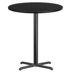 Flash Furniture 36'' Round Laminate Table Top With 30'' X 30'' Bar Height Table Base -Cozy Living Deals Store GUEST 86a502a4 b5f0 4d84 b4c1 454b18bb16e2