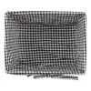 Design Imports Set Of 3 S Antique White Chicken Wire Gingham Check Liner Baskets Black/White