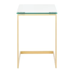 Roman Industrial Side Table Gold - LumiSource -Cozy Living Deals Store GUEST 883e672d b15d 47ca b696 d31a366b990d