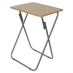 Home Basics Multi-Purpose Foldable Table, Natural