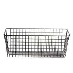 Farmlyn Creek 3 Pack Metal Wire Storage Baskets For Shelves, Pantry, Closet, Long Narrow Organizer Bin, Black, 16 X 6 X 6 In -Cozy Living Deals Store GUEST 891d7e97 4ae2 4c67 a48a c86d8c2dffee