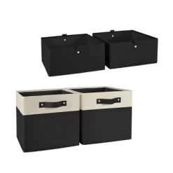 2pc Kids' 10.5" Two-Toned Folding Storage Bin Set - RiverRidge Home -Cozy Living Deals Store GUEST 8933e176 15f2 4b4f 88be 21c5a3bb4e55