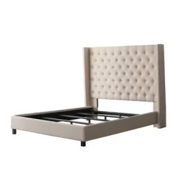 Queen Fairfield Tufted Fabric Bed With Wings - CorLiving 9 Queen Fairfield Tufted Fabric Bed With Wings - CorLiving -Cozy Living Deals Store GUEST 8934cf8c 78ab 42f1 92a8 30fa75f0dc89