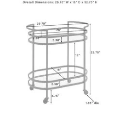 Bailey Bar Cart Matte Black - Crosley 7 Bailey Bar Cart Matte Black - Crosley -Cozy Living Deals Store GUEST 8a3e0cd3 bf1d 4a5e 9abd b73f70496c4d