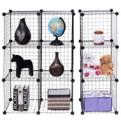 Costway 12 Cube Grid Wire Organizer Wardrobe Shelves Bookcase DIY -Cozy Living Deals Store GUEST 8a70884d 4c0c 4811 96a0 f80f4e46402d